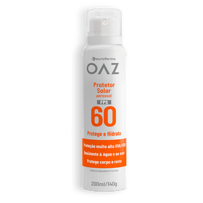 Protetor Solar Aerossol  FPS 60 200ml