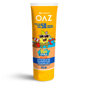 Protetor Solar Infantil Bob Esponja FPS 50 125ml