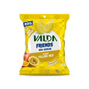 VALDA FRIENDS FRUTAS AMARELAS SC 30X25G
