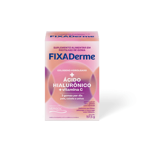 Colágeno, Ácido Hialurônico e Vit. C FIXADerme