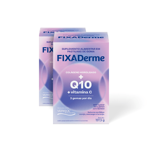 Kit 2 unid. Colágeno Verisol com Q10 e Vit. C FIXADerme