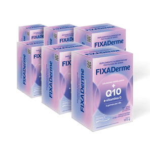 Kit 6 unid. Colágeno Verisol com Q10 e Vit. C FIXADerme